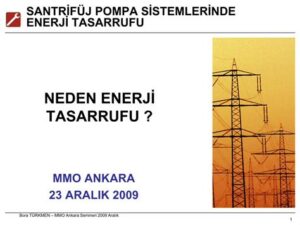 Pompa Sistemlerinde Enerji Tasarrufu: Yapılması Gerekenler